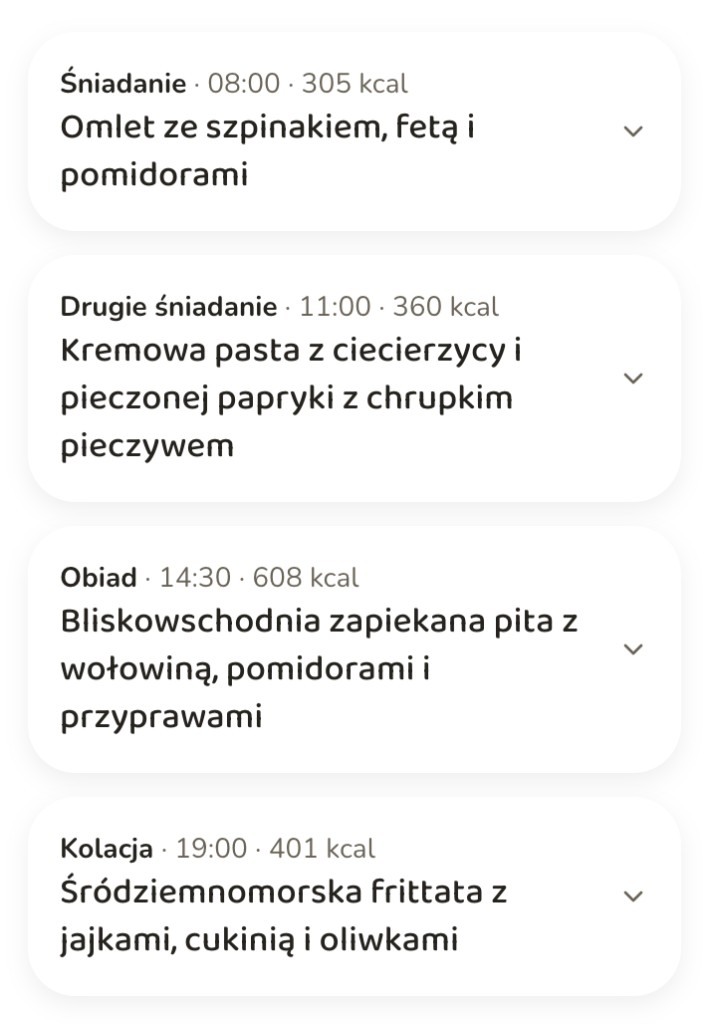 Jadłospis fitiki: omlet ze szpinakiem, fetą i pomidorami, kremowa pasta z ciecierzycy, zapiekana pita z wołowiną i śródziemnomorska frittata